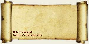 Andjelina Velebit vizit kartica